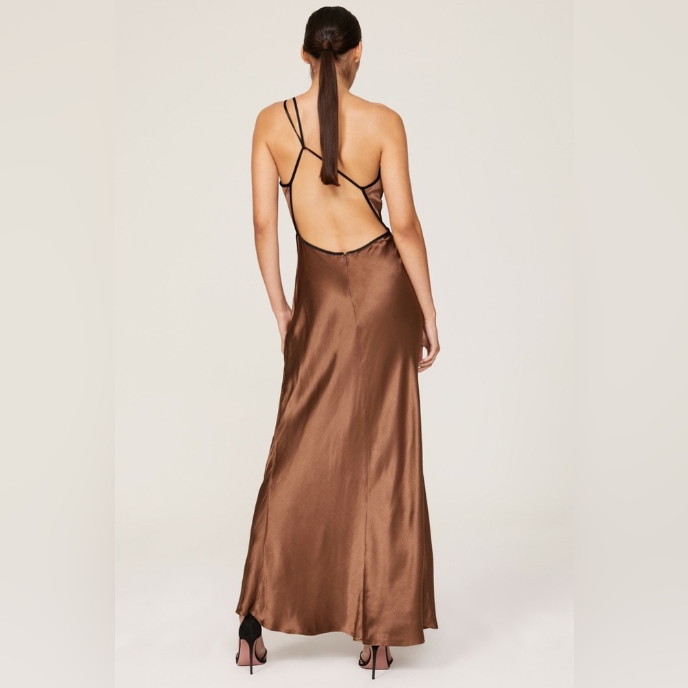Bec + Bridge - Kehlani Maxi Dress in Chocolate size 8 - Picture 3 of 6